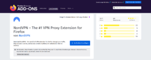 NordVPN Firefox Hinzufügen