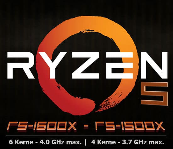 Bild: AMD Ryzen 5 – R5 1600X und R5 1500X im Test