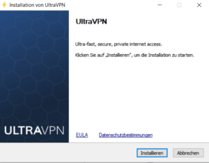 ultra vpn install