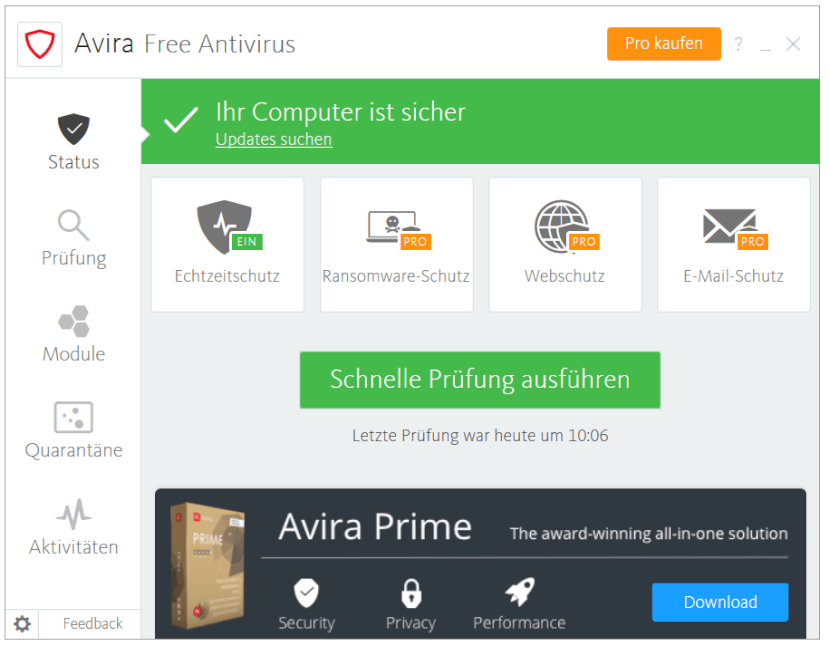 Avira Free Antivirus