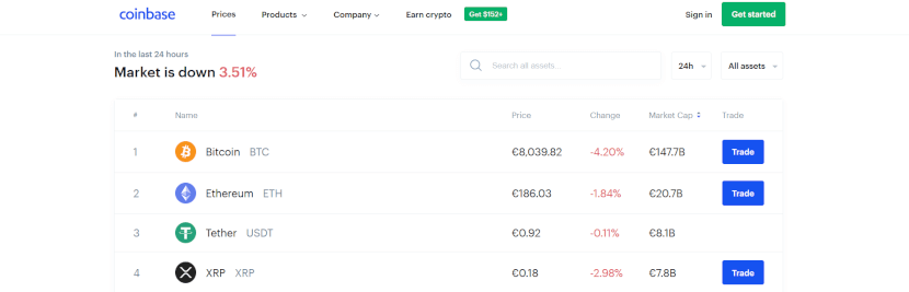 Coinbase Bitcoin Web Wallet