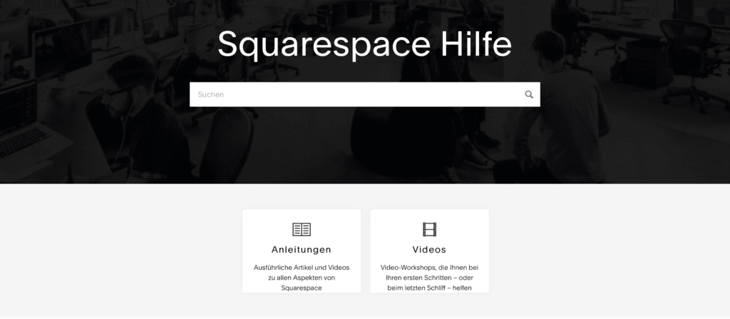 Squarespace Hilfe
