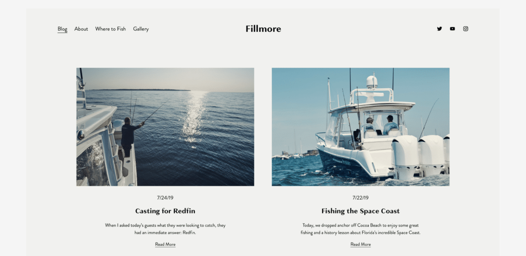 Squarespace Blog