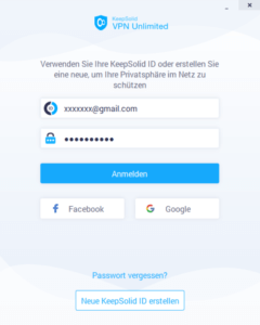 VPN Unlimited Einloggen