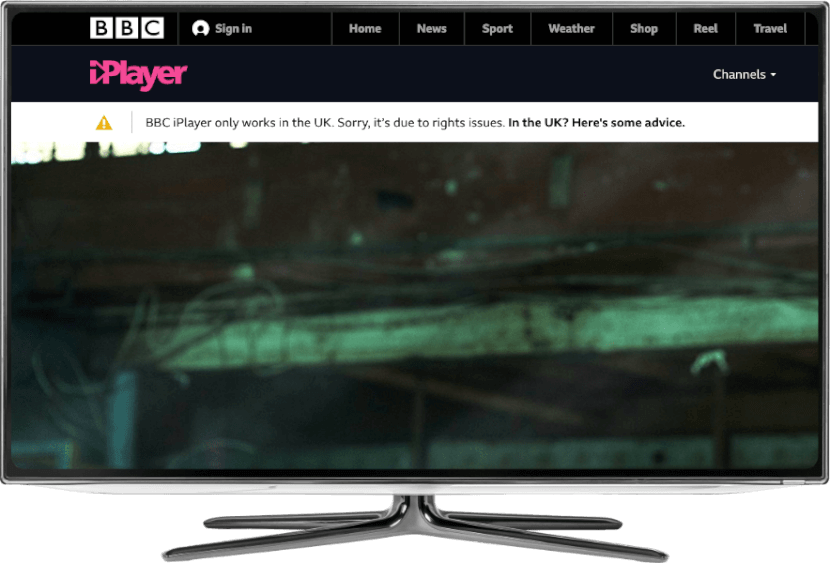 BBC iPlayer Fernseher Fehlermeldung