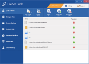 Folder Lock Ordner Sicheren