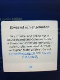 Sky Go geoblocking