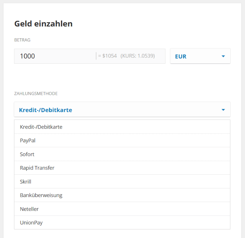 Etoro Einzahlung Etoro Einzahlung