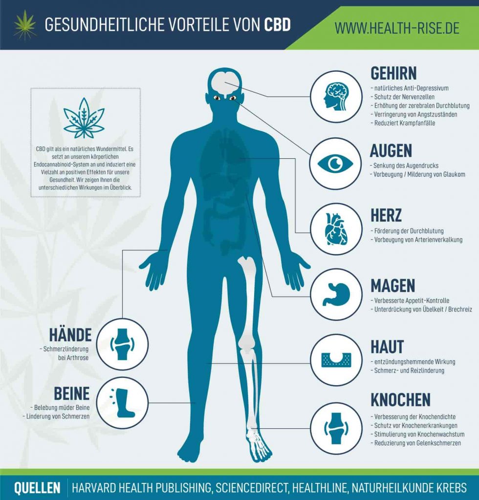 CBD Tropfen Schmerzen lindern