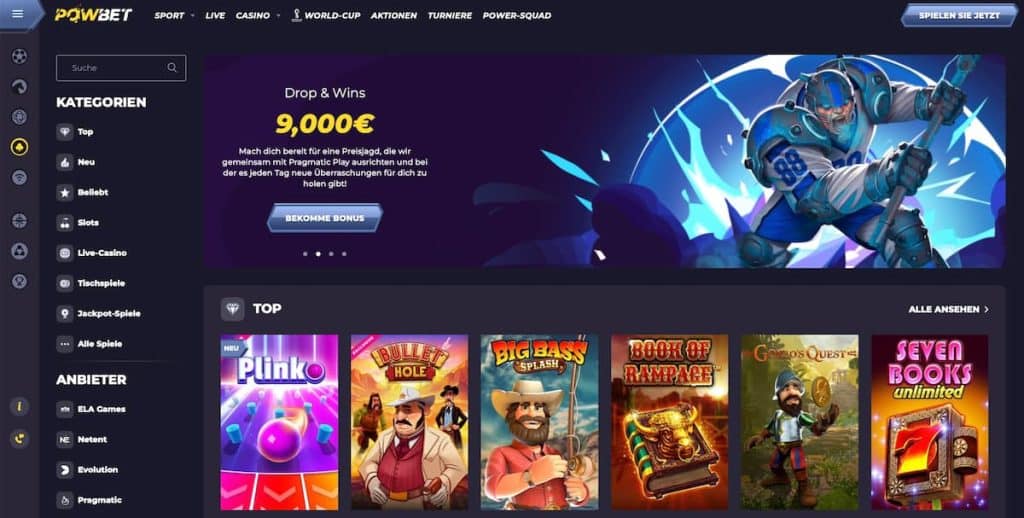 Powbet Casino mit Ethereum