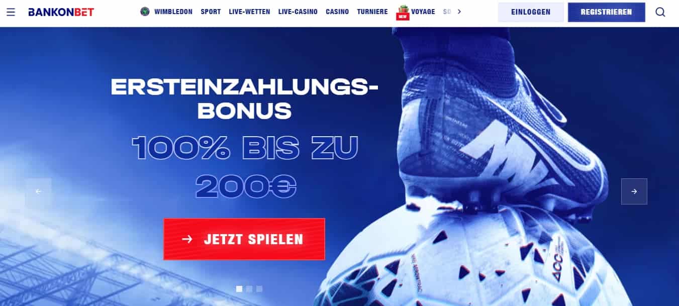 Bankonbet Wettanbieter Bonus ohne Einzahlung