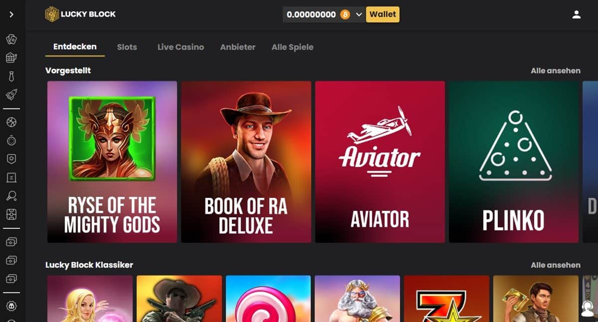 LuckyBlock Casino Spielen
