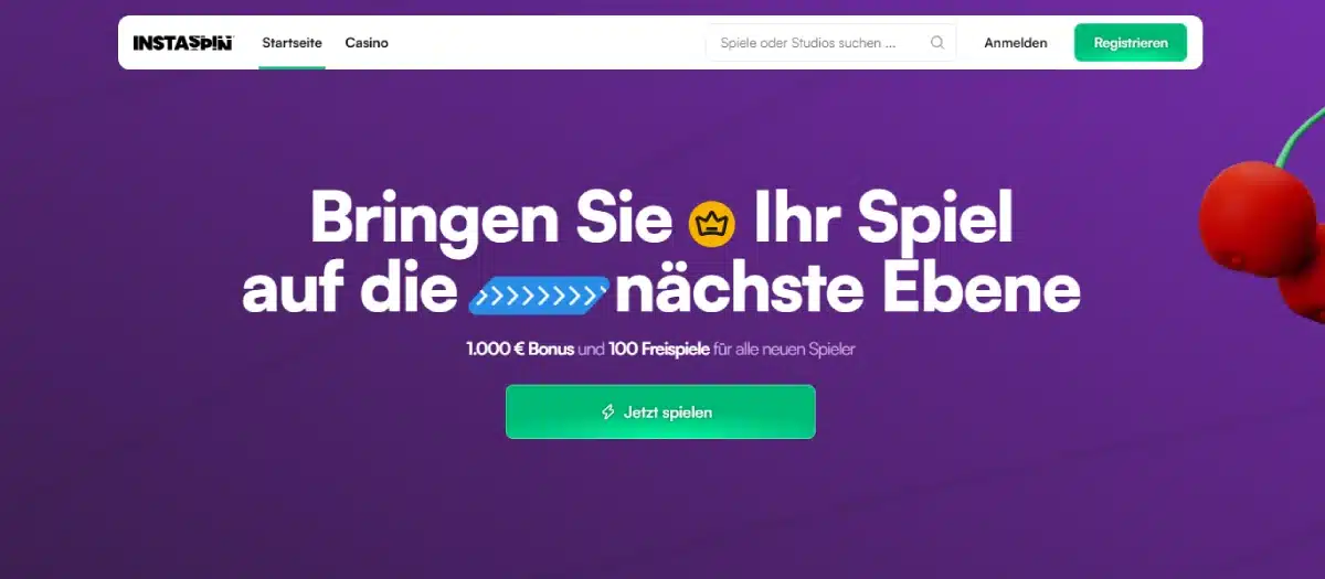 Instaspin – Schnelles Spielvergnügen für Deutschland mit solidem Bonus